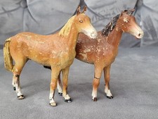 2 x alte Massefigur Tierfigur