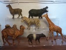 6 verschiedene Huftiere von