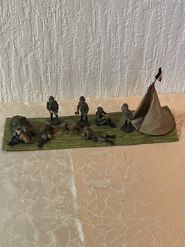 Elastolin lineol diorama - elastolin,