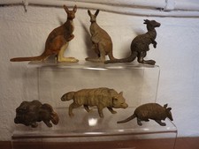 6 verschiedene Massetiere  von