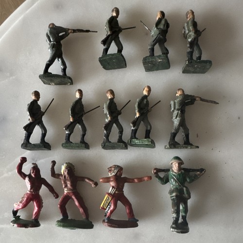 Konvolut aus alte massefiguren - konvolut,